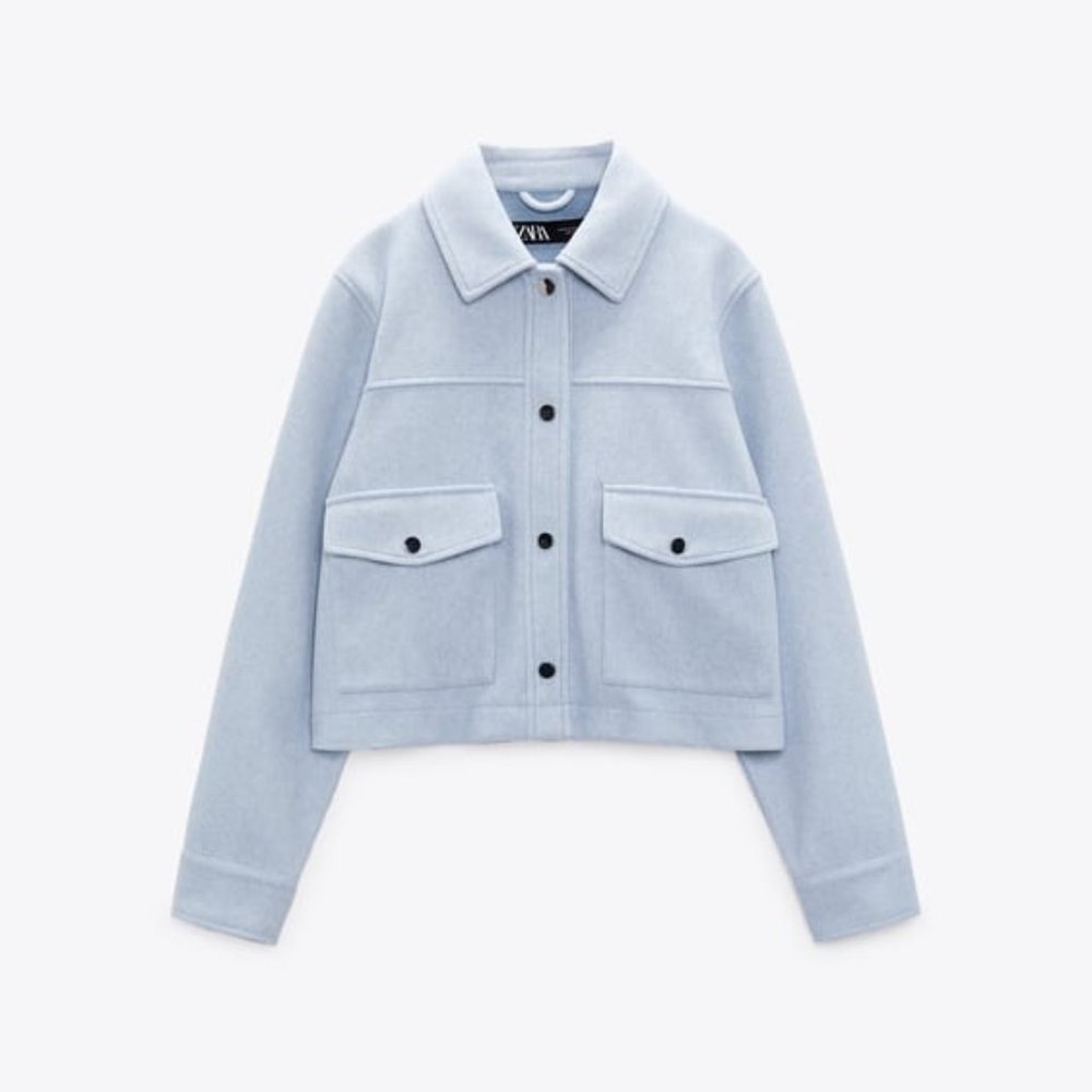 Zara | NWT Cropped Soft Jacket